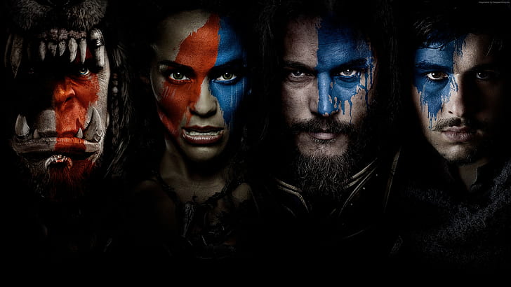 Warcraft, anduin lothar, garona, Best Movies of 2016, HD wallpaper