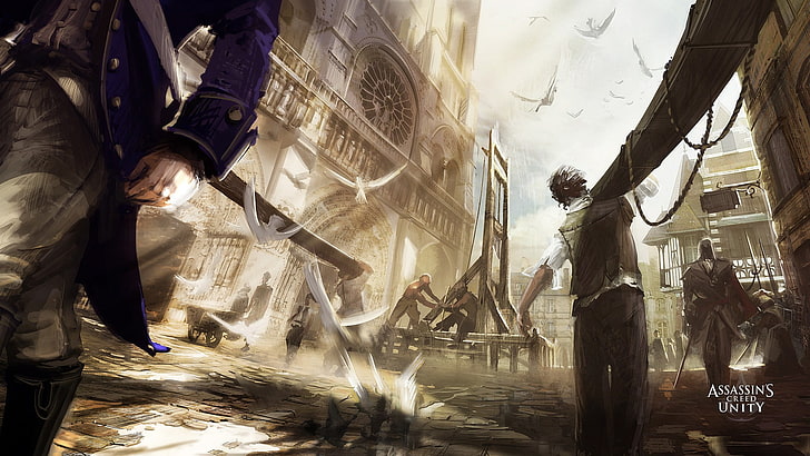 Assassin's Creed: Unity, видеоигры, HD обои