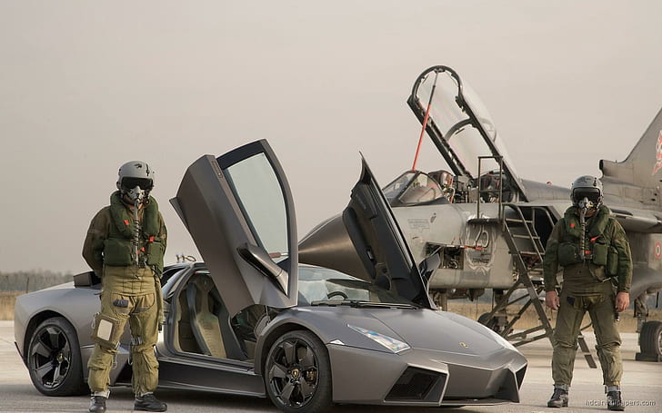 Lamborghini Reventon Military, coupé deportivo negro, lamborghini, reventon, militar, automóviles, Fondo de pantalla HD