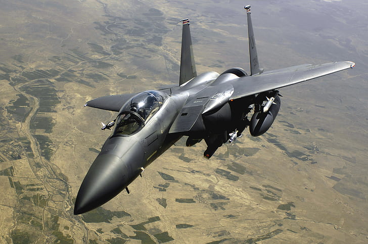 Cazas a reacción, McDonnell Douglas F-15E Strike Eagle, F 15, Fondo de pantalla HD