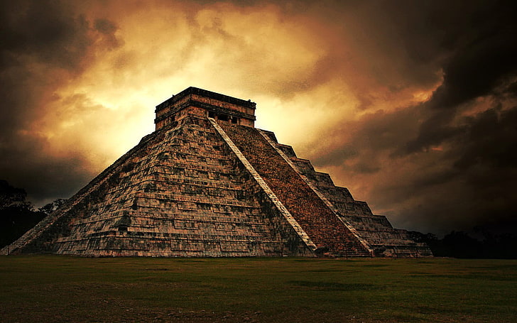 Chichen Itza, Maya, ปิรามิด, Maya Pyramid, วอลล์เปเปอร์ HD