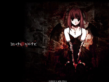 Death Note, Amane Misa, animeflickor, anime, halsband, HD tapet HD wallpaper