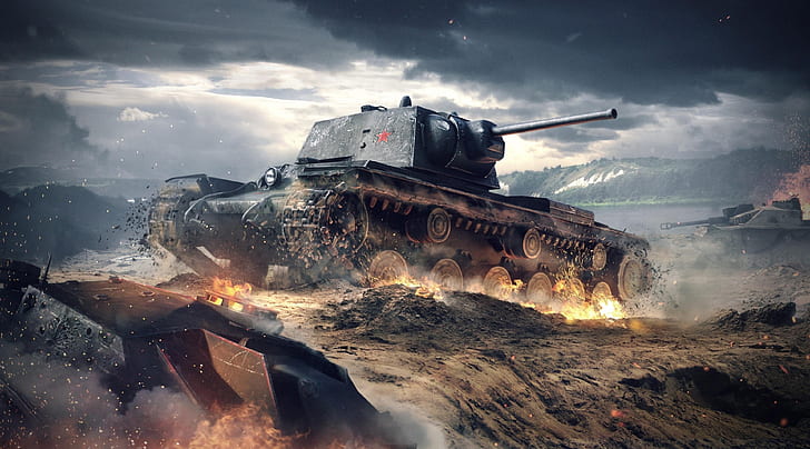 Welt der Panzer Blitz 4k Desktop, HD-Hintergrundbild
