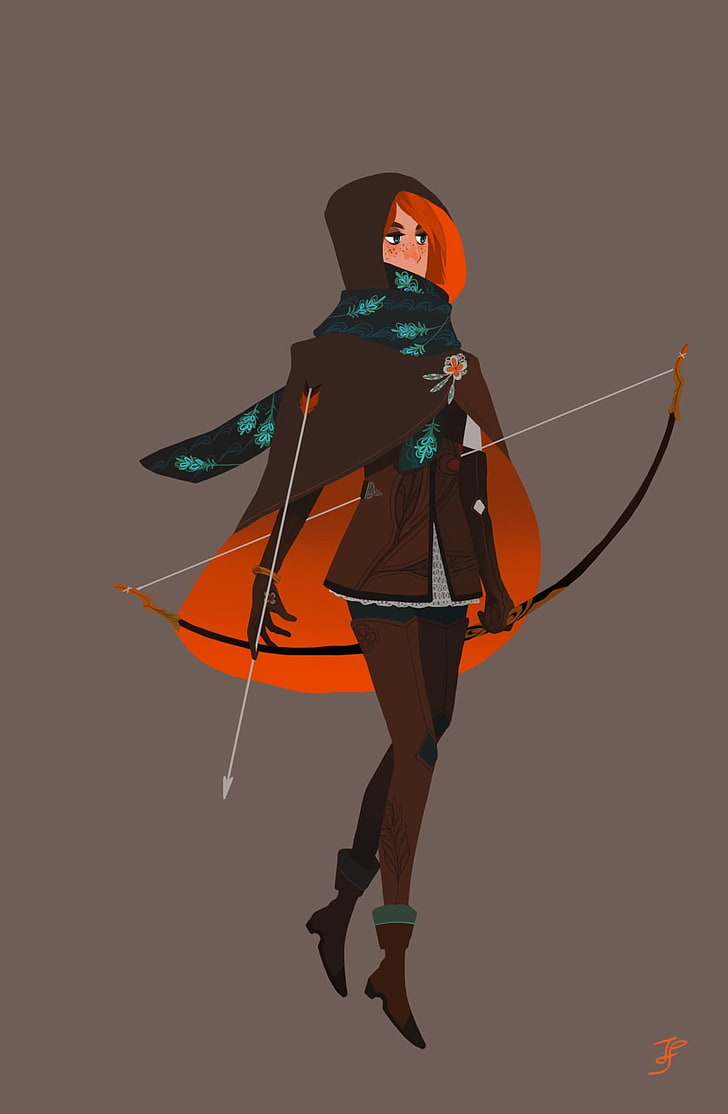 archer illustration, Leliana, Dragon Age, archer, HD wallpaper