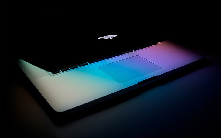 MacBook Pro, Apple Inc., laptop, warna-warni, komputer, teknologi, MacBook, seni digital, Wallpaper HD