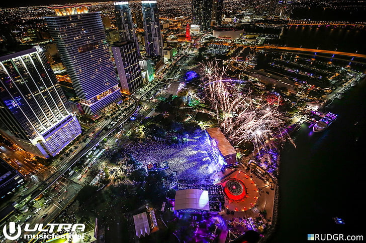 Ultra Music Festival, Ultra Music Festival, Miami, festiwal muzyczny, Tapety HD