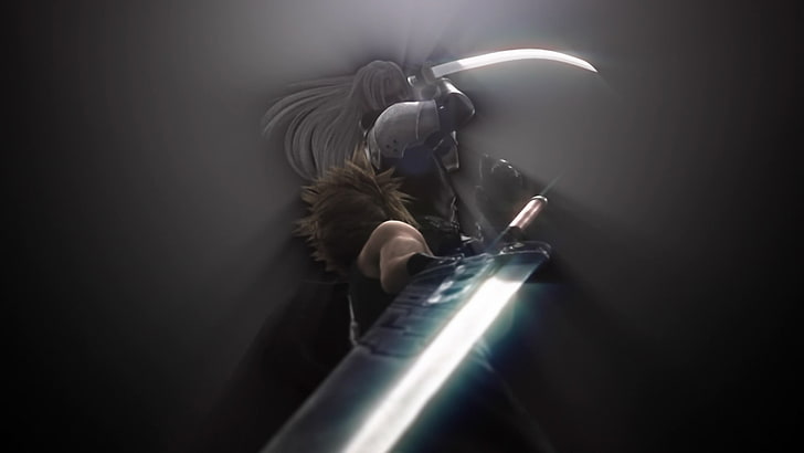 Final Fantasy VII Final Fantasy VII Advent Children Sephiroth Cloud Strife Buster Sword 1920x1080 Videojuegos Final Fantasy HD Art, Final Fantasy VII, Final Fantasy VII Advent Children, Fondo de pantalla HD