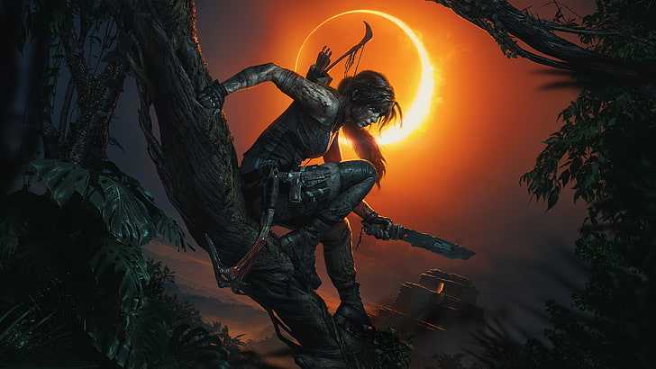Lara Croft, Shadow of the Tomb Raider, videojuegos, Fondo de pantalla HD