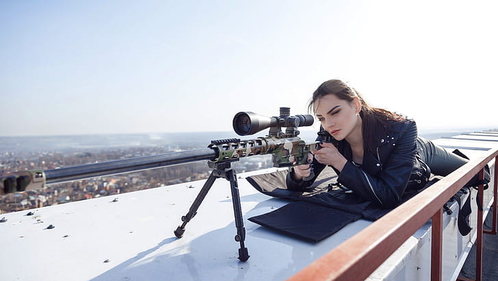 Menina, rifle Sniper Lobaeva, DVL-10 