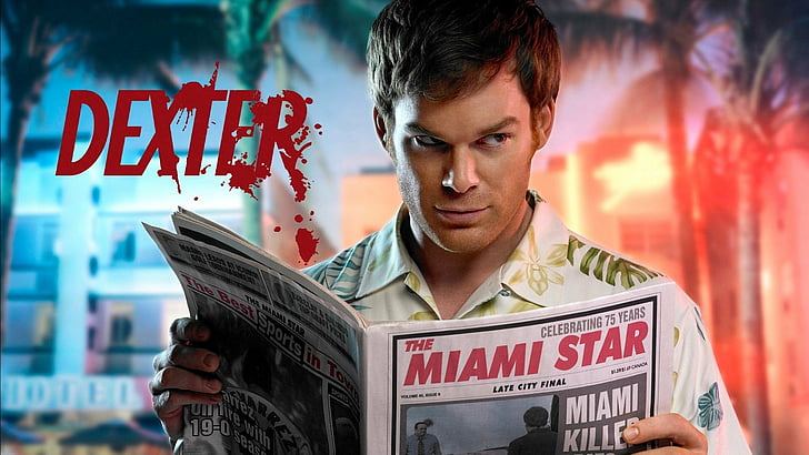 TV-show, Dexter, Dexter (TV-show), Dexter Morgan, Michael C. Hall, HD tapet