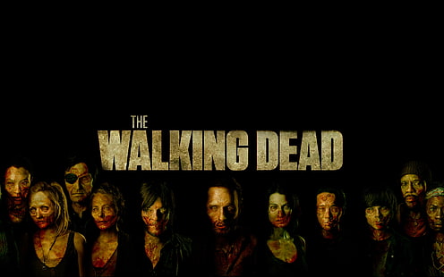 The Walking Dead Poster Art, ходещите мъртви, HD тапет HD wallpaper