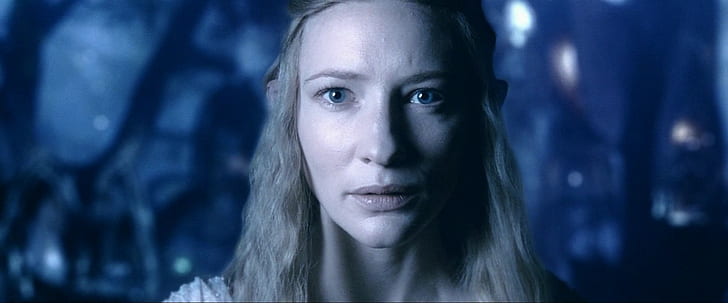 Galadriel, Cate Blanchett, Penguasa Cincin: Persekutuan Cincin, film, wanita, Wallpaper HD