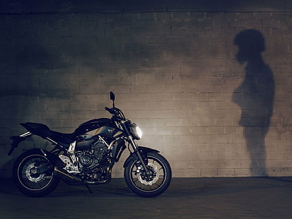 2015, мотор, fz 07, мотоциклет, мотоциклет, yamaha, HD тапет HD wallpaper