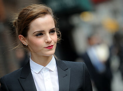 Emma Watson, Emma Watson, gadis, aktris, model, kecantikan, wajah, Wallpaper HD HD wallpaper