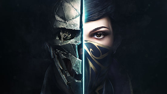 Templar Assassin collage, dishonored 2, Corvo, video games, HD wallpaper HD wallpaper