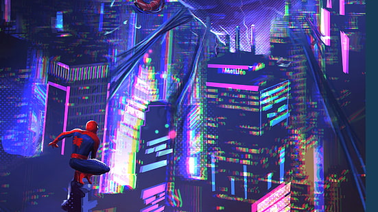 Филм, Spider-Man: Into The Spider-Verse, Spider-Man, HD тапет HD wallpaper