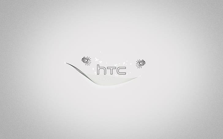 Logo HTC, telefoni, smartphone, Sfondo HD