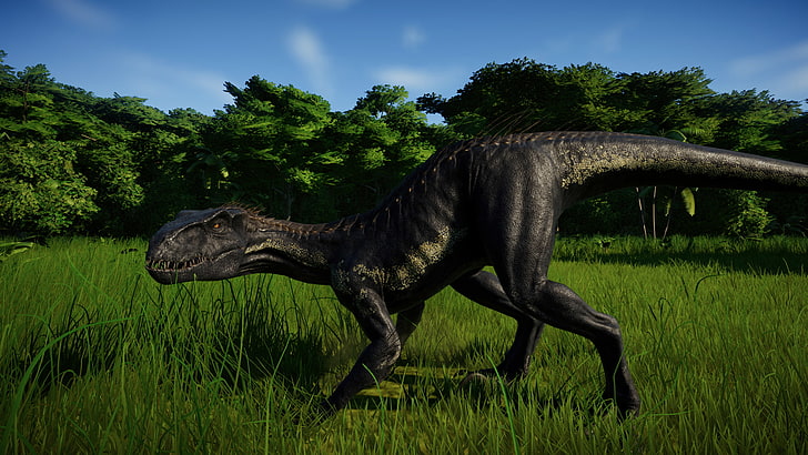Jurassic World, Indoraptor, Jurassic World Evolution, HD тапет