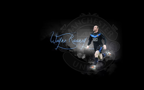 Futebol, Wayne Rooney, Manchester United F.C., HD papel de parede HD wallpaper