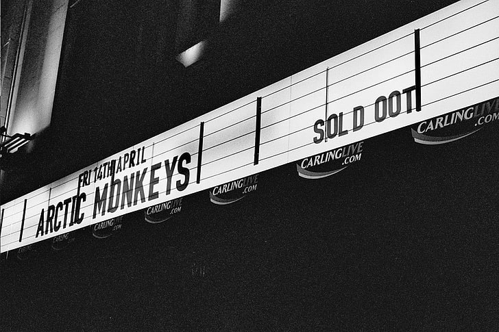 arctic monkeys facade, Arctic Monkeys, photography, monochrome, HD wallpaper
