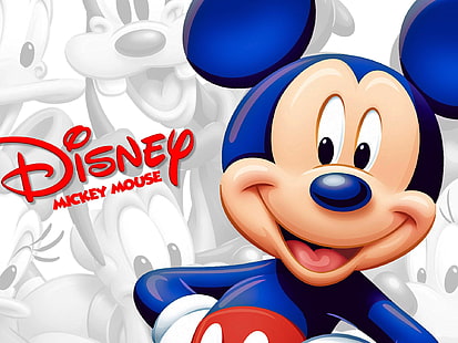 Disney Micky Mouse, carta da parati Disney Topolino, cartoni animati, cartone animato, disney, topo micio, Sfondo HD HD wallpaper