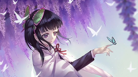 Anime, Demon Slayer: Kimetsu no Yaiba, Kanao Tsuyuri, Fond d'écran HD HD wallpaper