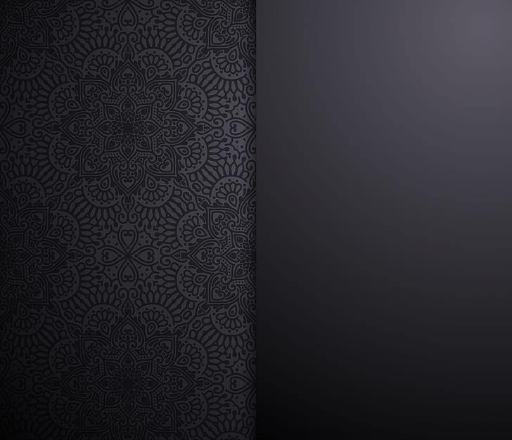 patrón, textura, fondo negro, ornamento, diseño, fondo, Fondo de pantalla HD