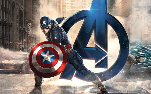 Avengers Age of Ultron Captain America, wallpaper captain america, avengers age of ultron, captain america, Wallpaper HD HD wallpaper
