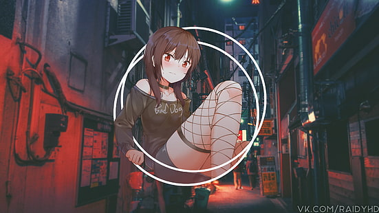Anime, Anime Girls, Bild-in-Bild, Megumin, HD-Hintergrundbild HD wallpaper