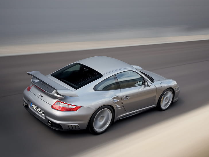 Porsche 911 GT2 Road View, tampilan, jalan, porsche, mobil, Wallpaper HD