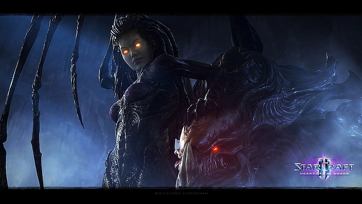 Starcraft II, видео игри, Сара Кериган, StarCraft II: Heart Of The Swarm, HD тапет