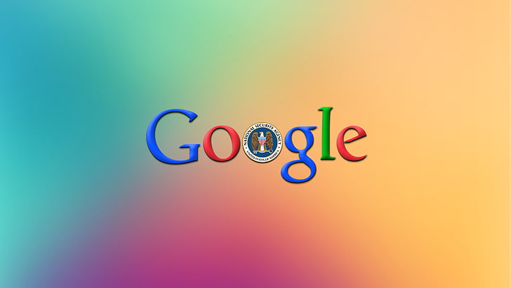 Logo Google, logo, google, FBI, NSA, prisma, Wallpaper HD
