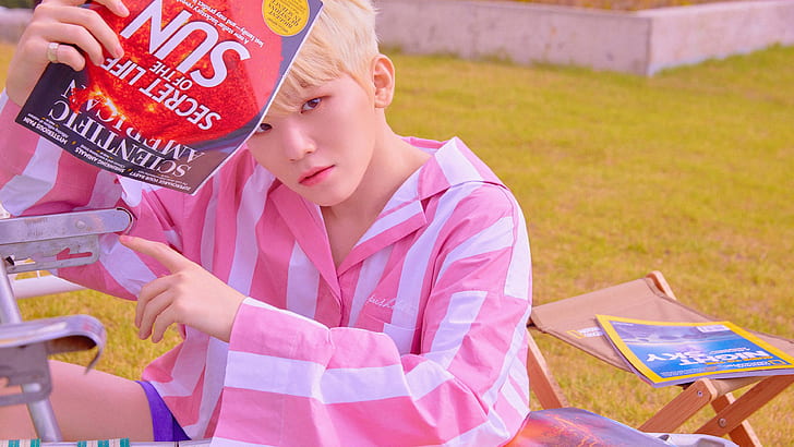 K-Pop, Siebzehn, Karat, gefärbtes Haar, HD-Hintergrundbild