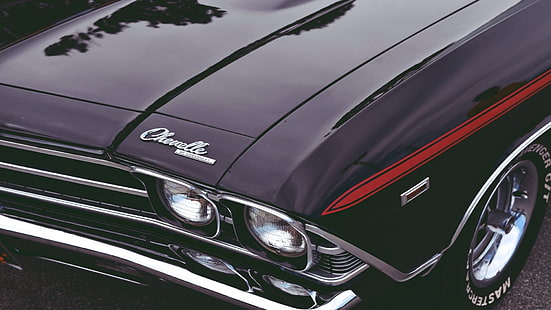суперкар, винтаж, ретро стиль, старый, Chevrolet Chevelle, HD обои HD wallpaper