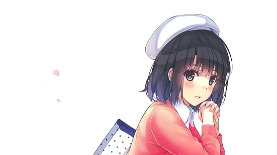 Saenai Heroine no Sodatekata, Kato Megumi, шапка, аниме момичета, аниме, HD тапет HD wallpaper