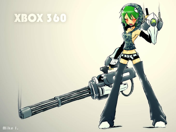Anime, personifiering, Xbox 360, HD tapet