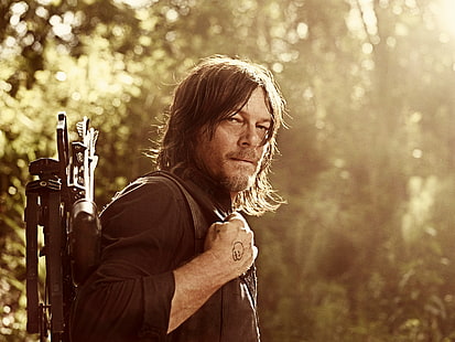 The Walking Dead, Season 9, Norman Reedus, Daryl Dixon, 4K, HD wallpaper HD wallpaper