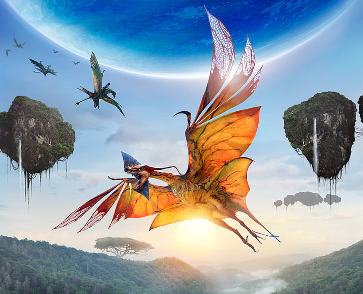 Cartel de la película Avatar, Gran Leonopteryx, Toruk Makto, Avatar, 4K, Fondo de pantalla HD