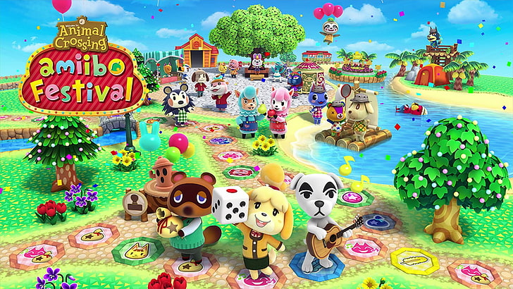 Animal Crossing, Animal Crossing: Amiibo Festival, HD tapet