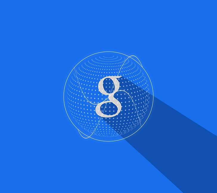 Logo Google, gaya material, seni digital, pola, minimalis, Google, Wallpaper HD