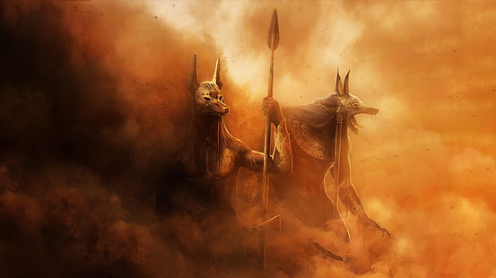 الخيال ، الآلهة ، الغبار ، المصري ، حورس، خلفية HD HD wallpaper