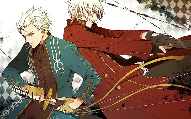 Devil May Cry, Dante (Devil May Cry), Vergil (Devil May Cry), HD tapet