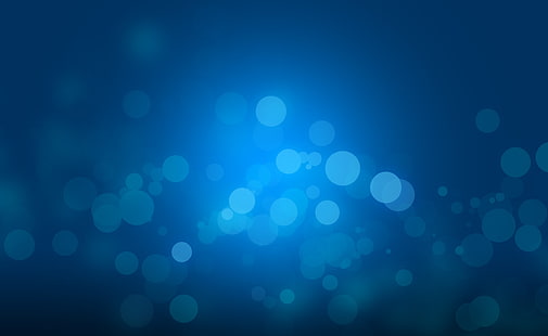 Funkelnder, blauer Bokeh-Effekt, Aero, bunt, HD-Hintergrundbild HD wallpaper