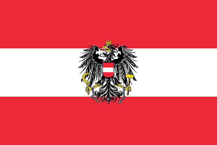 2000px bandera, austria, estado svg, Fondo de pantalla HD