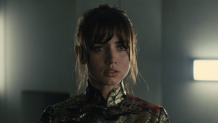 donna che indossa top marrone, Ana de Armas, Blade Runner 2049, 4k, Sfondo HD