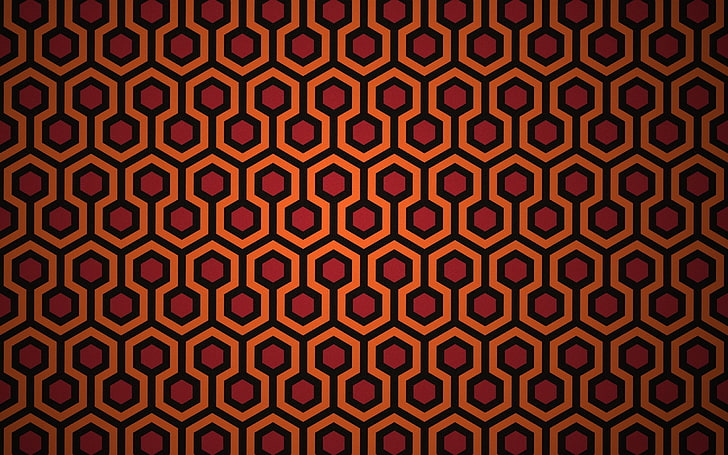 pattern, abstract, hexagon, The Shining, Stanley Kubrick, HD wallpaper