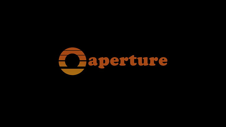 Retro Aperture HD, โลโก้ oaperture, รูรับแสง, ย้อนยุค, วอลล์เปเปอร์ HD