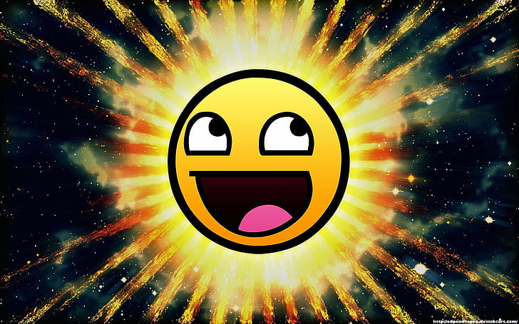 Awesome Face, Emoticons, Memes, HD wallpaper
