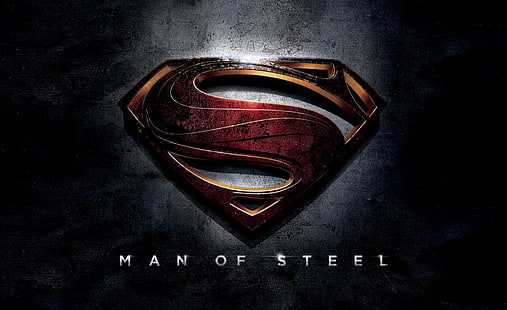 Man of Steel (2HD Wallpaper13) Tapeta HD, logo Supermana, filmy, Człowiek ze stali, tło, film, superman, 2013, Tapety HD HD wallpaper