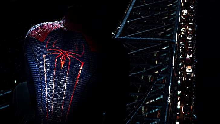 Spider-Man, Andrew Garfield, Amazing Spider-Man, dark, superhero, movie  characters, HD wallpaper | Wallpaperbetter